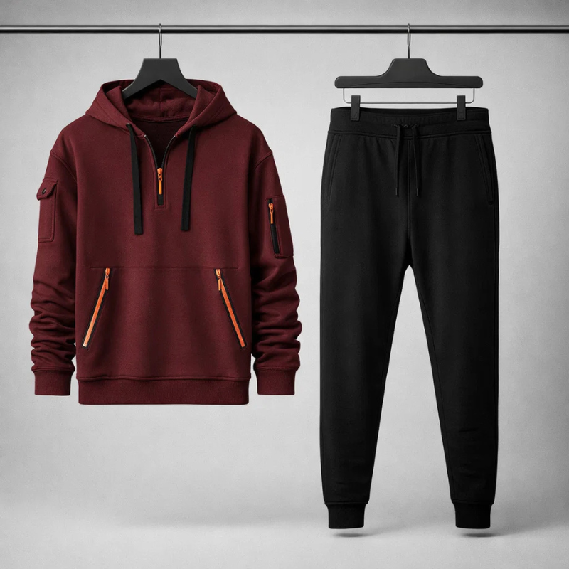 Trendy Tech Tracksuit Ensemble