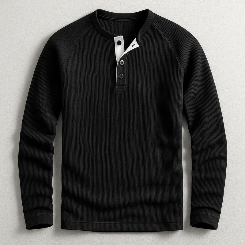 Brooks Long Sleeve Henley Shirt