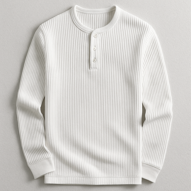 Dalton Long Sleeve Henley Shirt