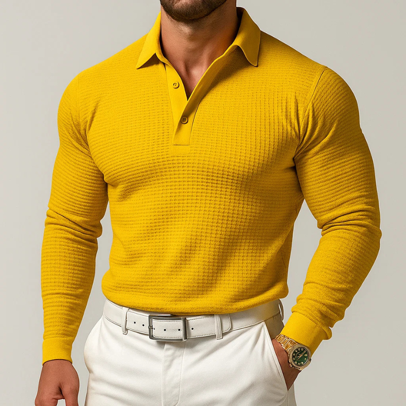 Veneto Long-Sleeve Polo Shirt