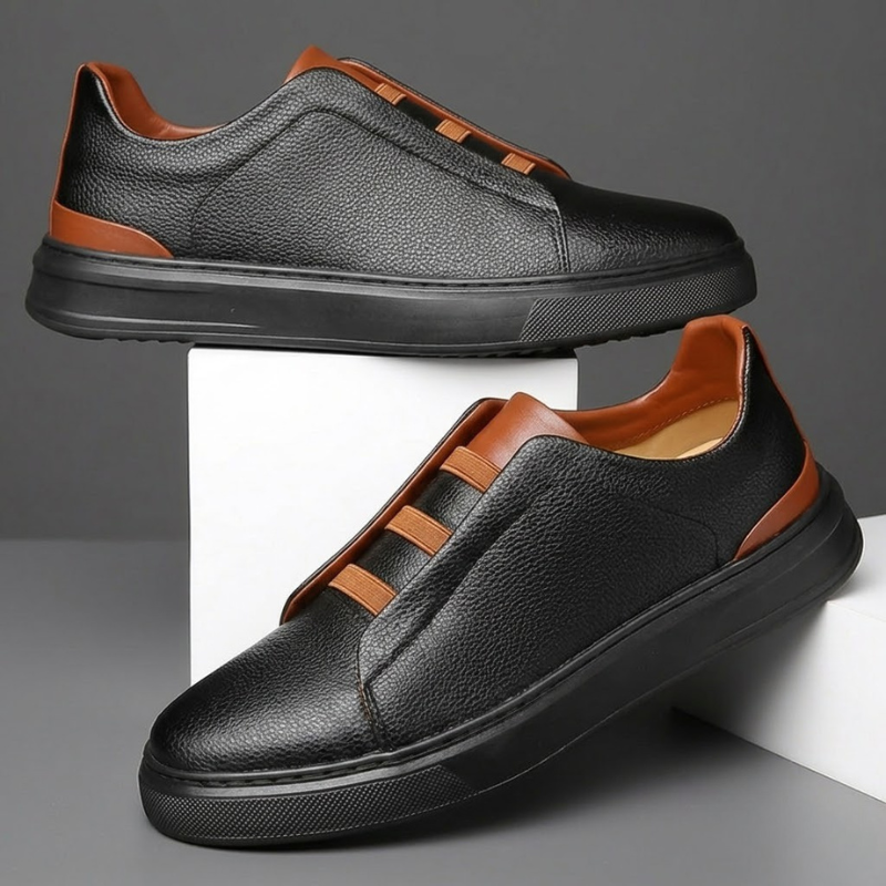 Genuine Leather Chelsea Sneakers