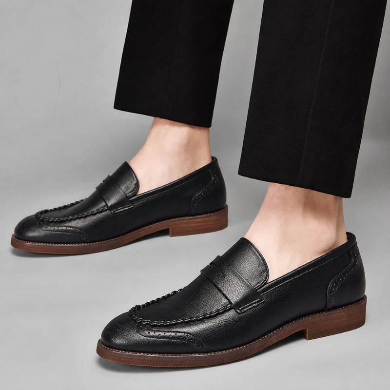 Santino Leather Classic Penny Loafers