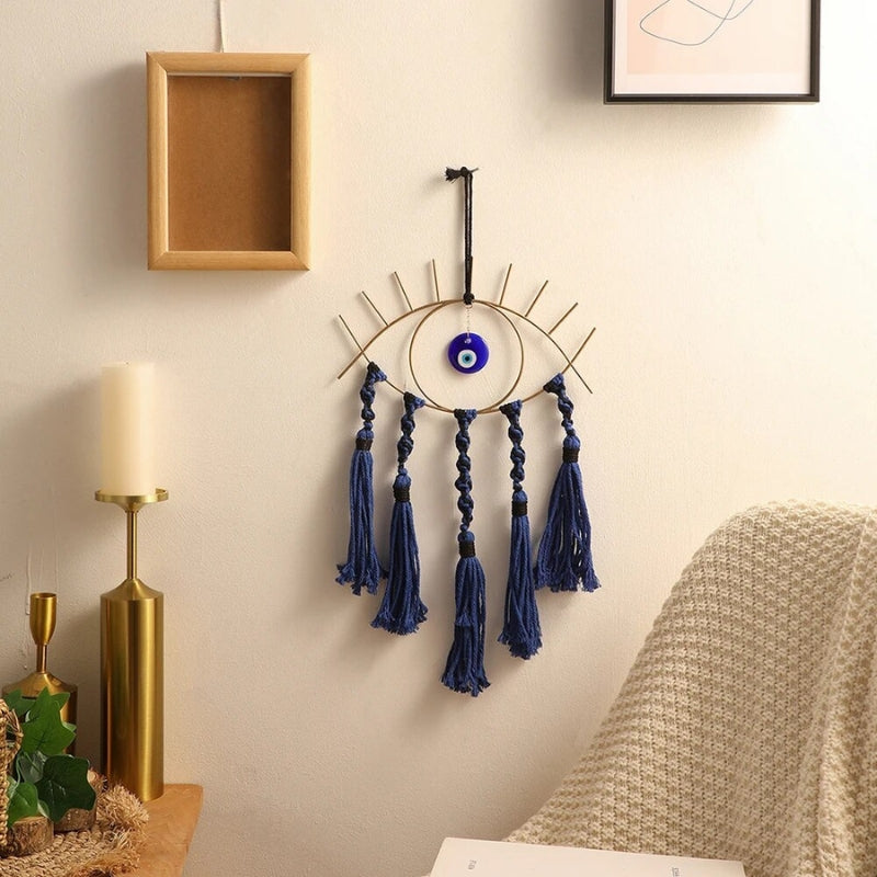 Artisan-Made Azure Eye Dream Catcher – Ruviox