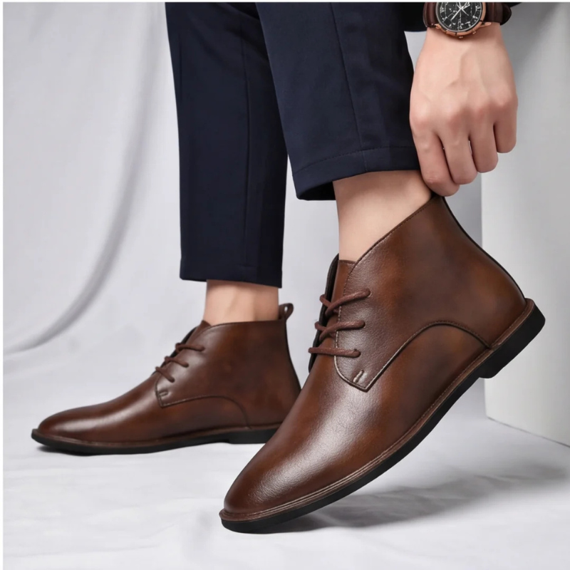 Mayfair Leather Ankle Boots