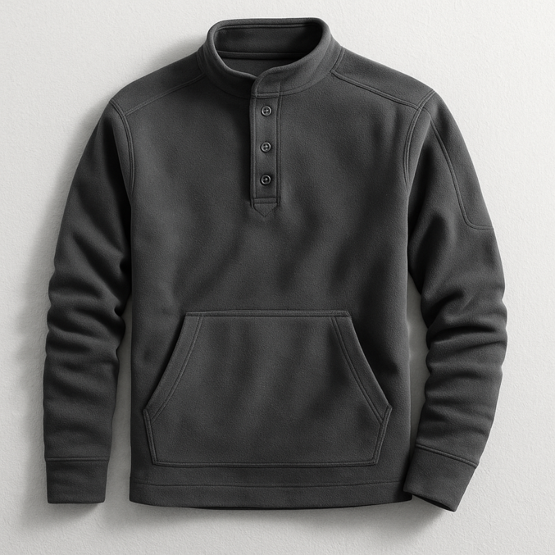 Preston Fleece Henley Sweatshirt