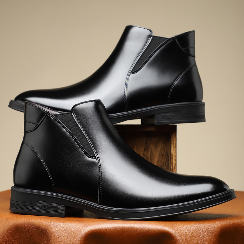 Premium Leather Chelsea Boots