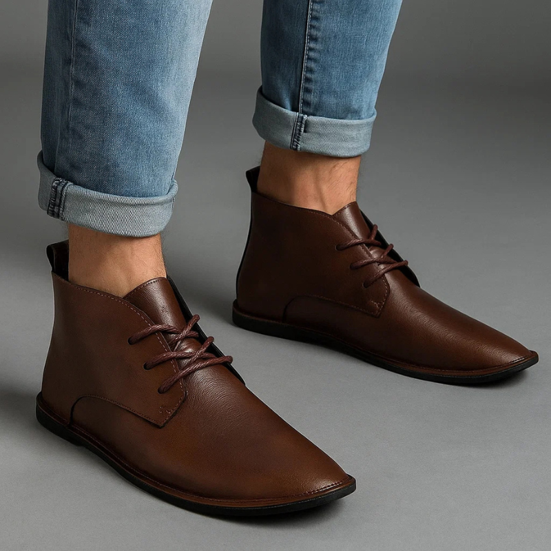 Lombardi Leather Ankle Boots