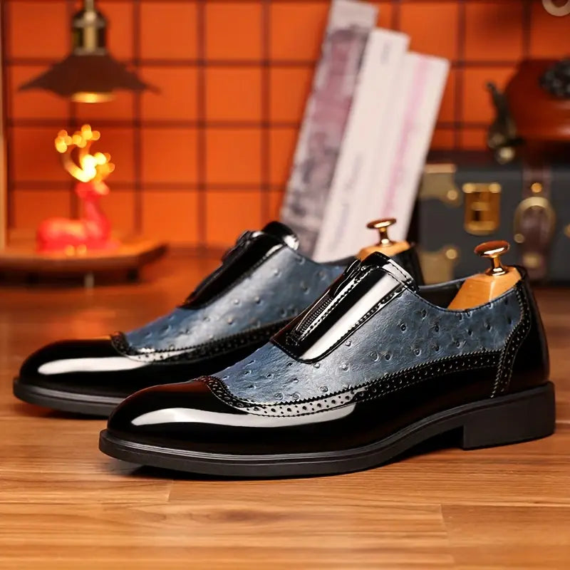 Ostrich Leather Loafers by Ravello