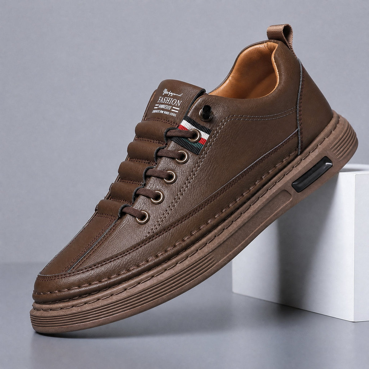 Bergamo Genuine Leather Sneakers