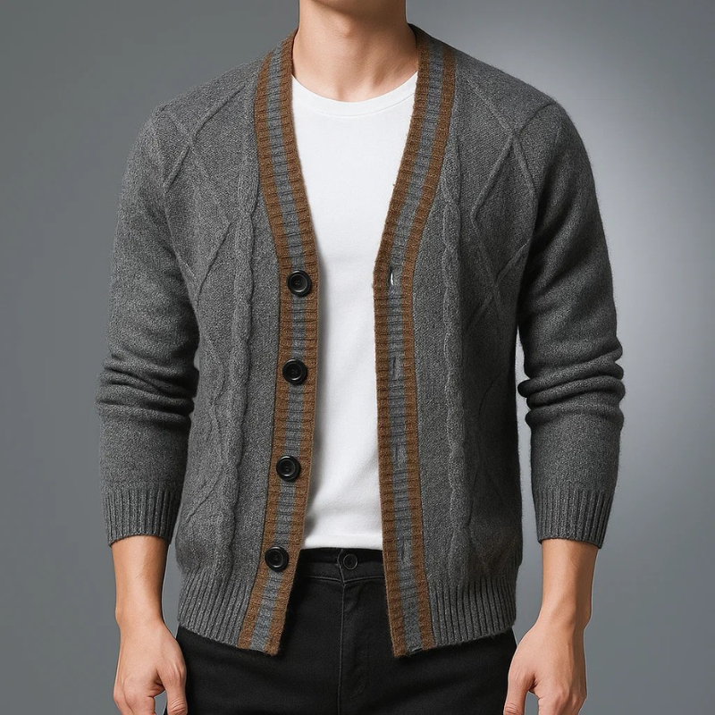 Cristiano Knit Wool Cardigan