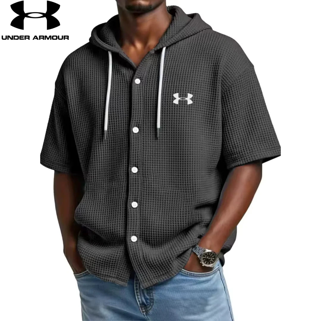 UA™ Waffle Knit Hooded Shirt