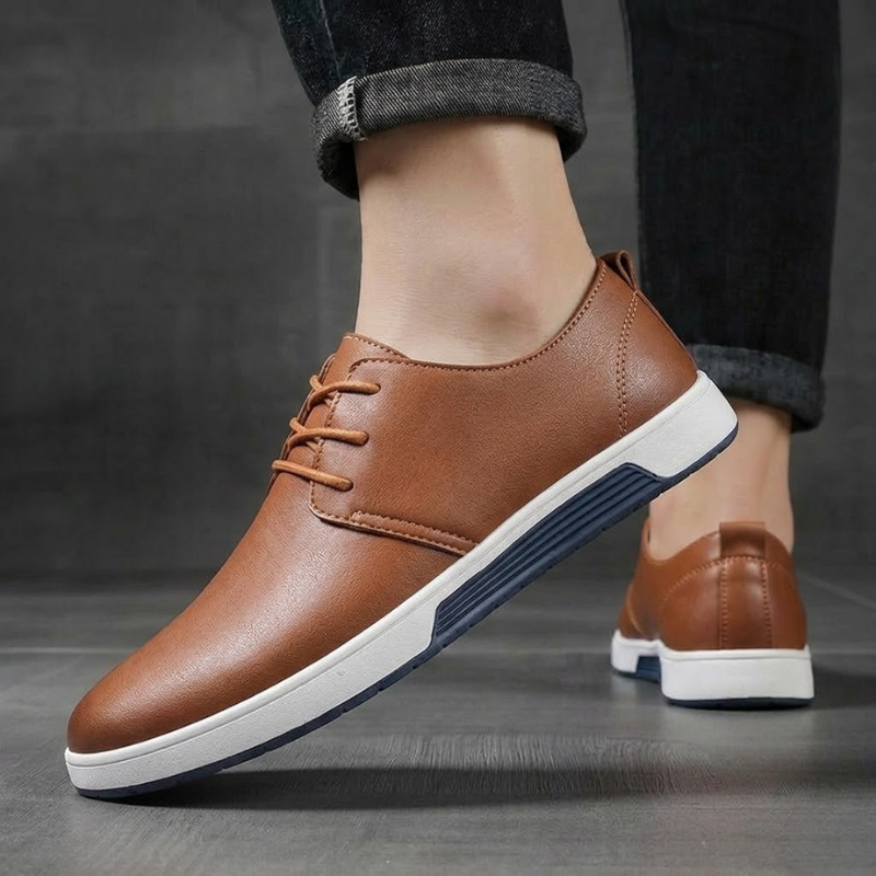 Claude Genuine Leather Sneakers