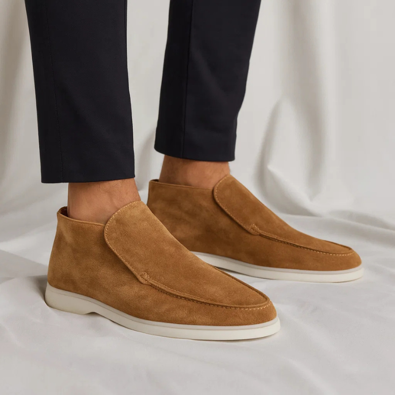 Marco Suede Chukka Slip-Ons