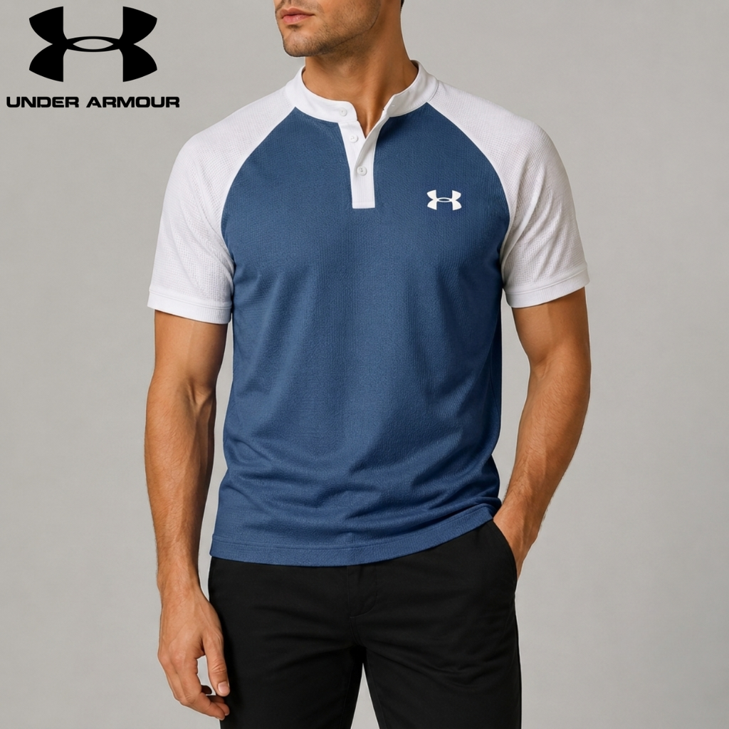 UA™ Refined Contrast Henley Polo