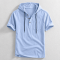 Hudson Hooded Henley Shirt