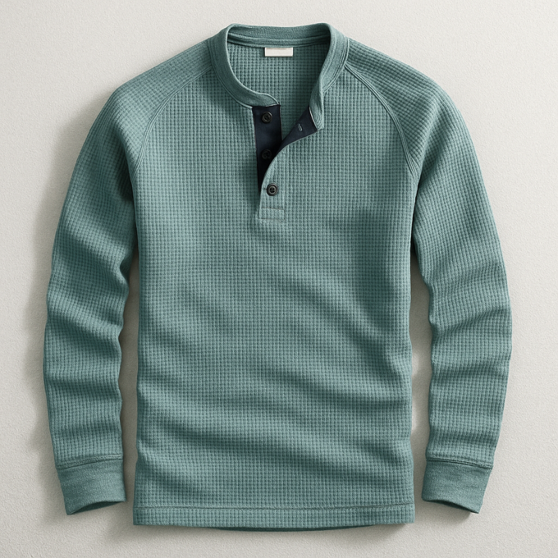 Brooks Long Sleeve Henley Shirt
