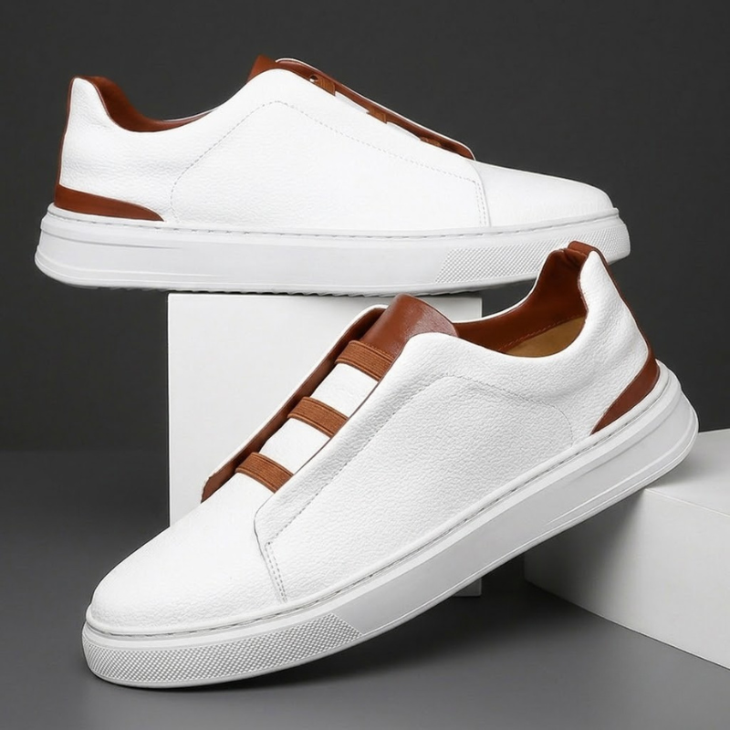 Genuine Leather Chelsea Sneakers