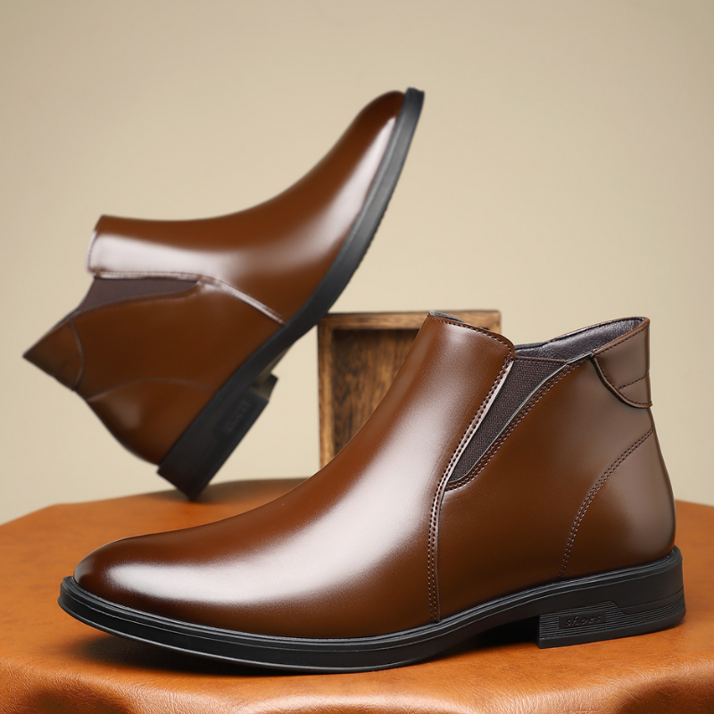 Premium Leather Chelsea Boots