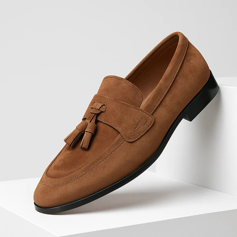 Marco Italia Suede Slip-On Loafers