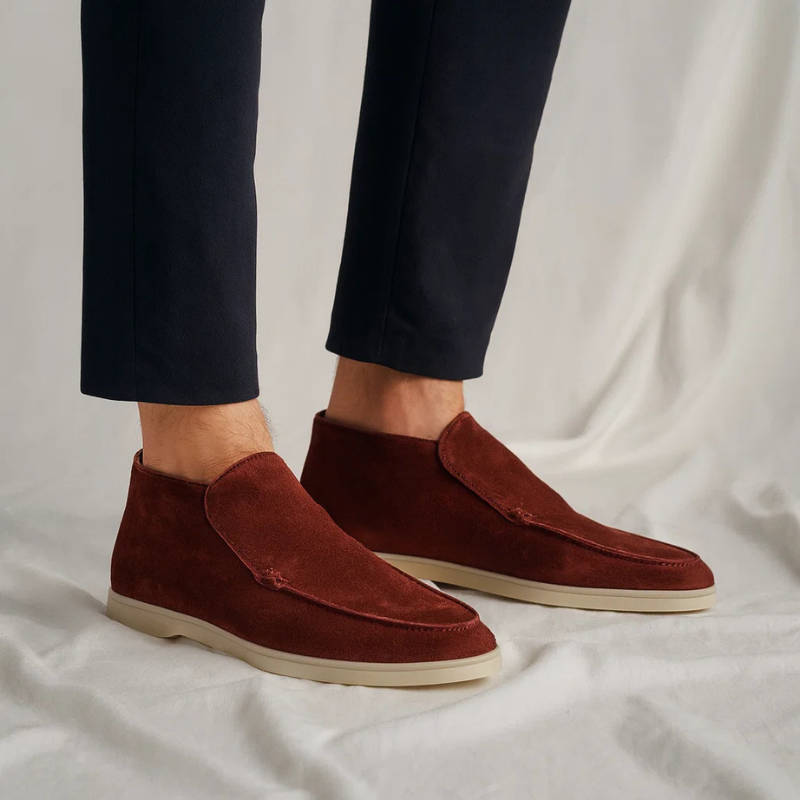 Marco Suede Chukka Slip-Ons