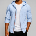 Linen Hoodie Shirt in Chelsea Style