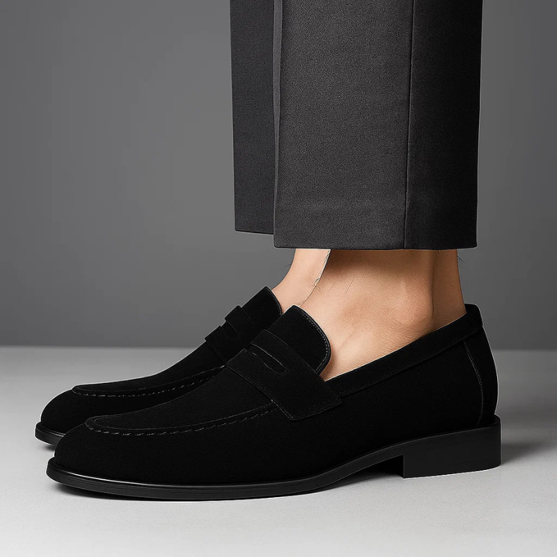 Marco Suede Penny Loafer Shoes