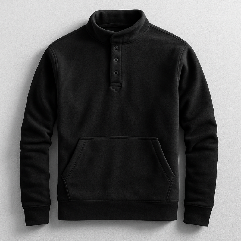 Preston Fleece Henley Sweatshirt