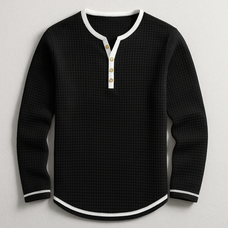 Ellis Long Sleeve Henley Shirt
