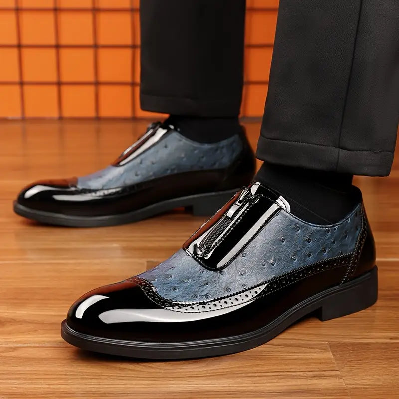 Ostrich Leather Loafers by Ravello