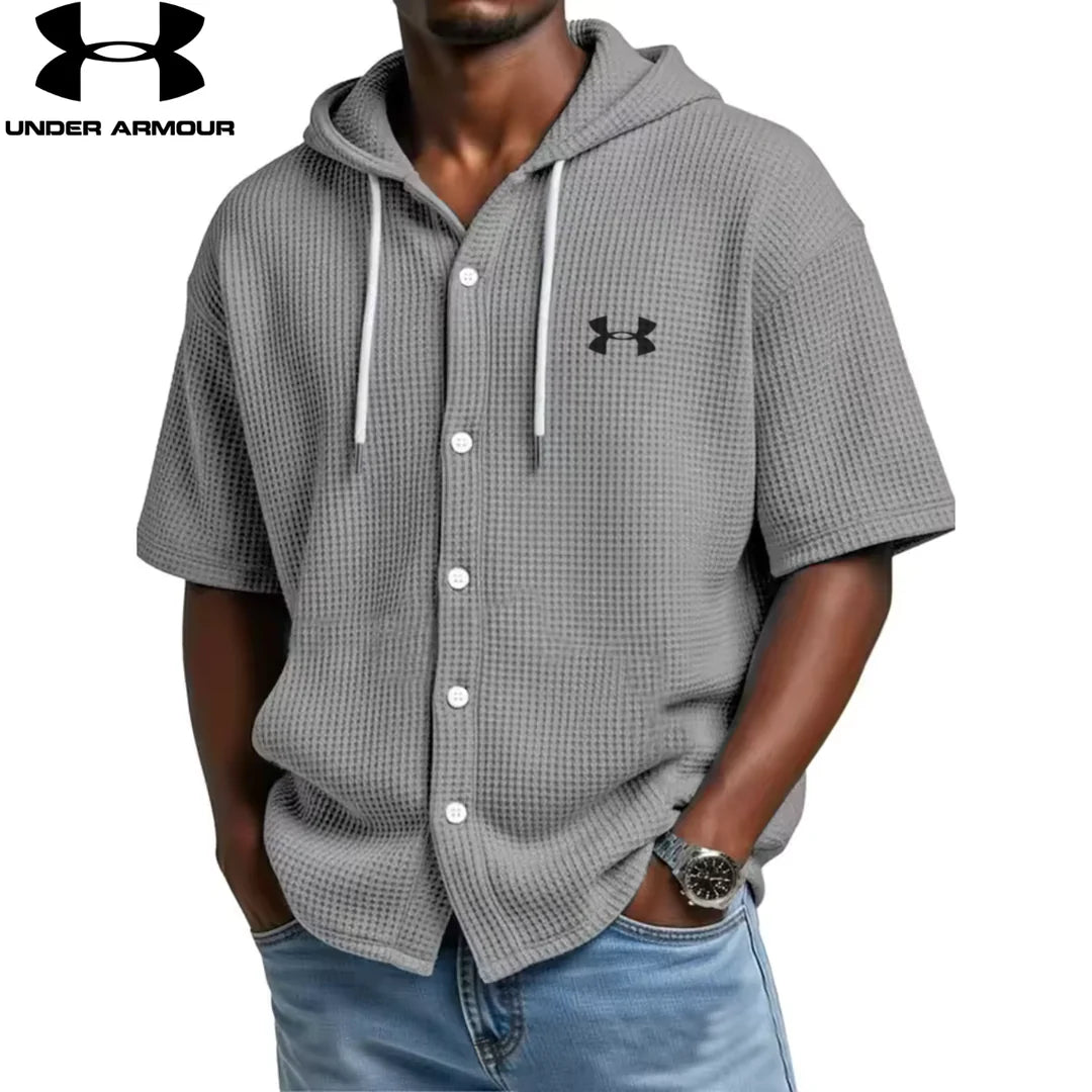 UA™ Waffle Knit Hooded Shirt
