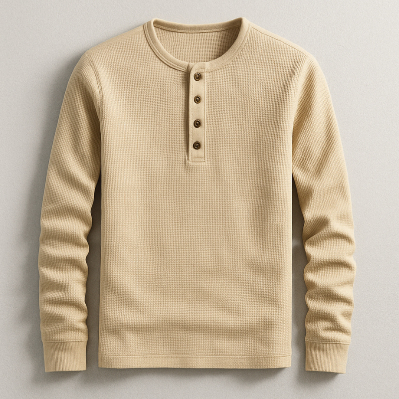 Hudson Long Sleeve Henley Shirt
