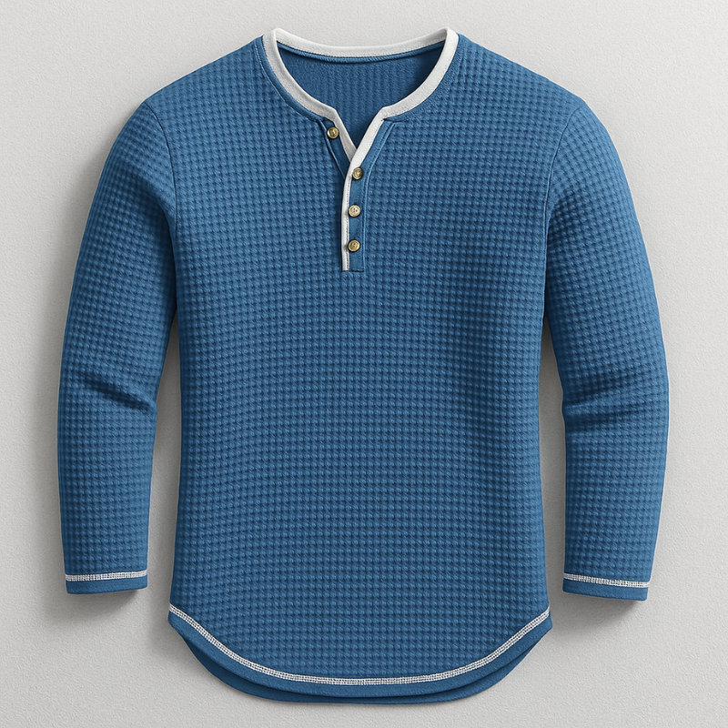 Ellis Long Sleeve Henley Shirt