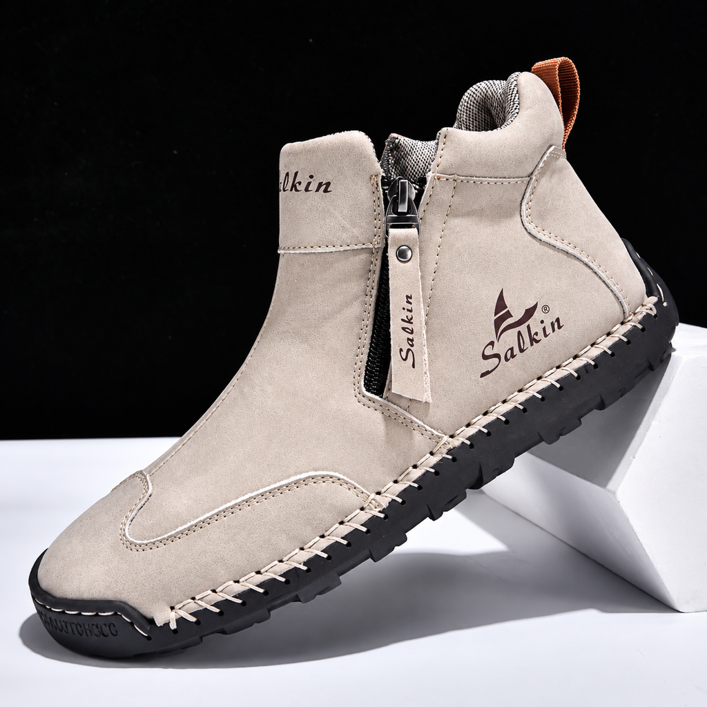 Adventure-Ready Leather Footwear
