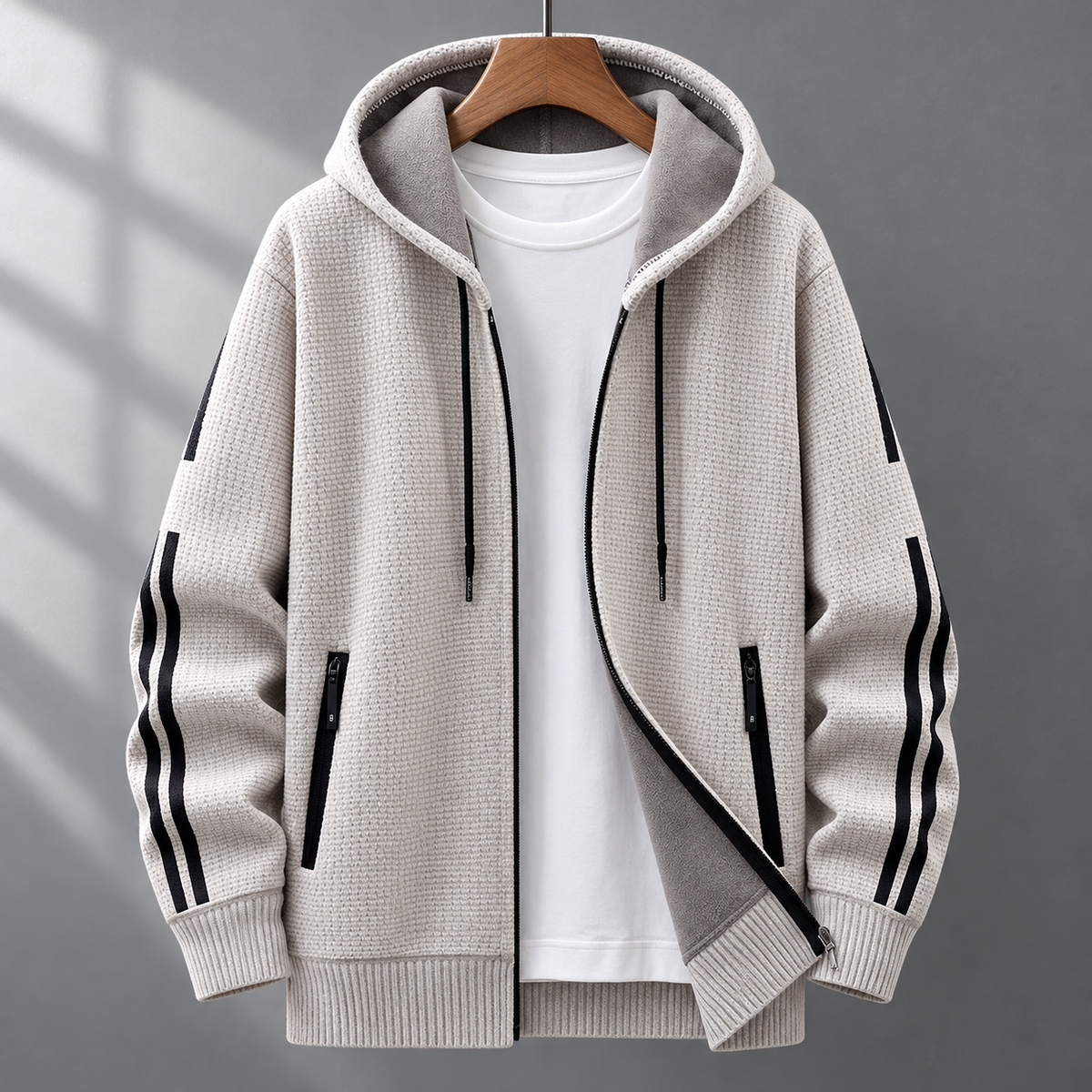 Remy Waffle Knit Hoodie