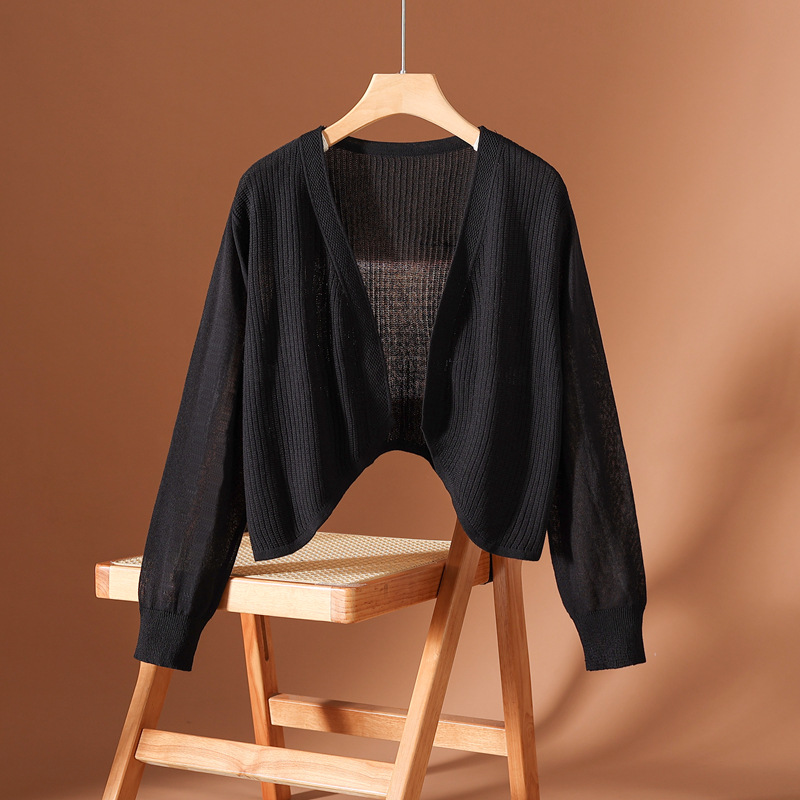 Avery Luxe Silk Knit Cardigan