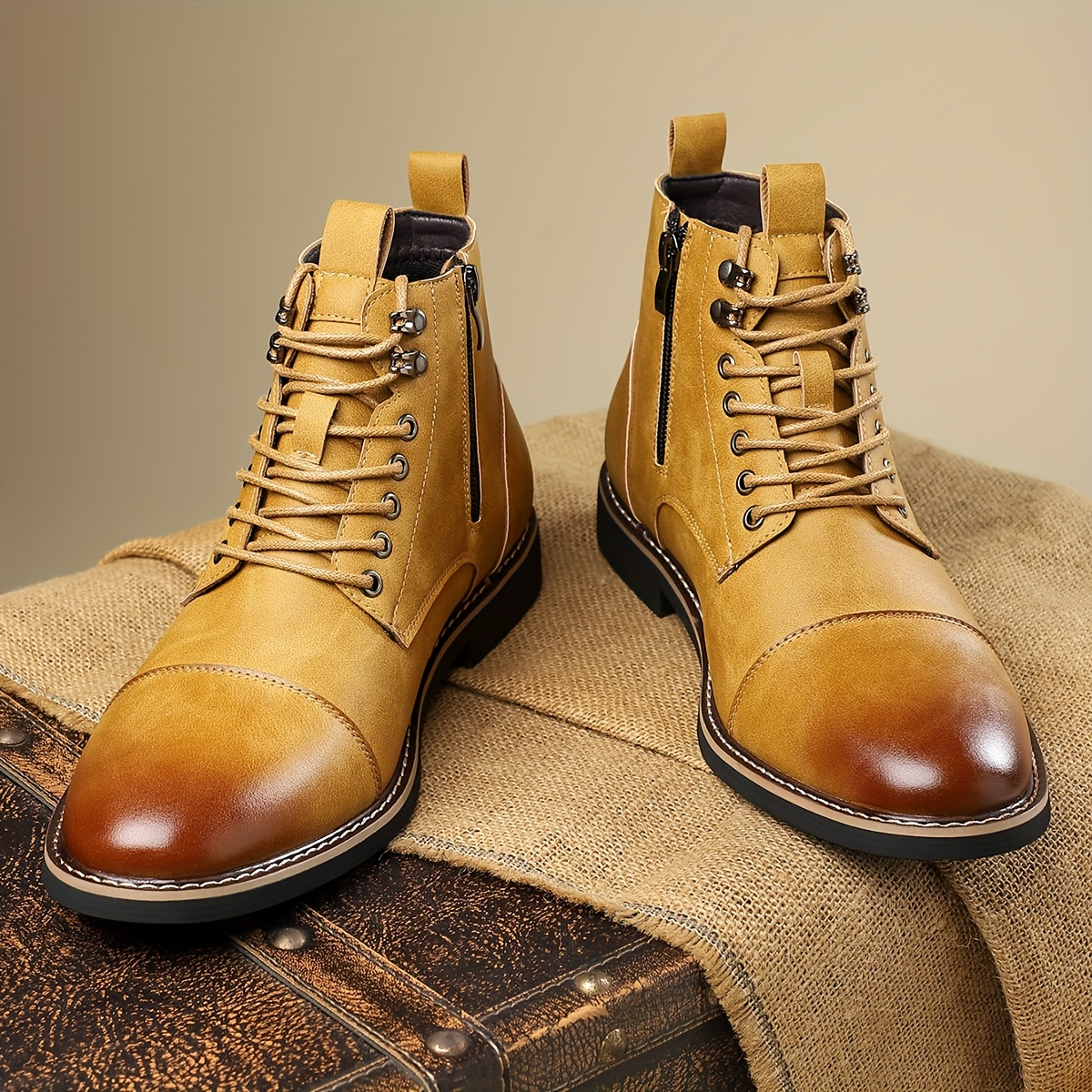 Authentic Leather Heritage Boots
