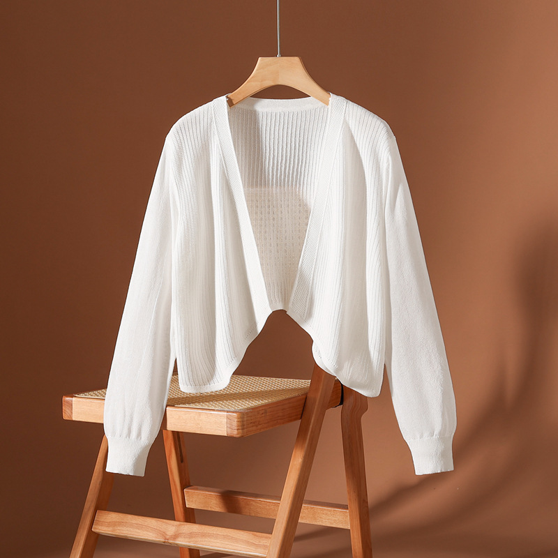 Avery Luxe Silk Knit Cardigan