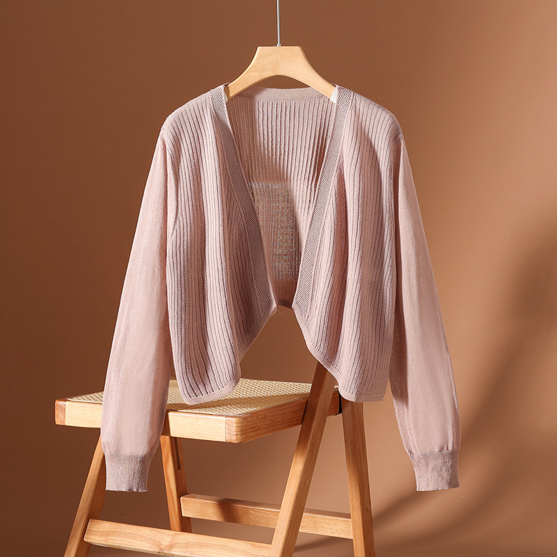 Avery Luxe Silk Knit Cardigan
