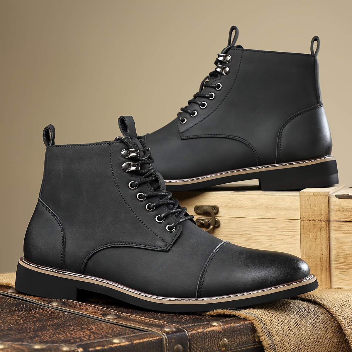 Authentic Leather Heritage Boots