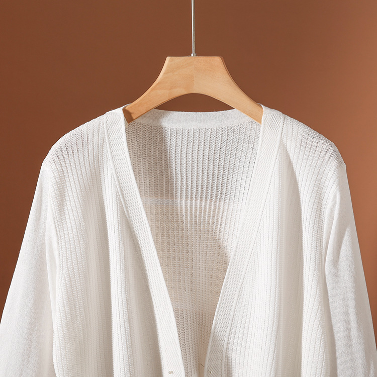 Avery Luxe Silk Knit Cardigan