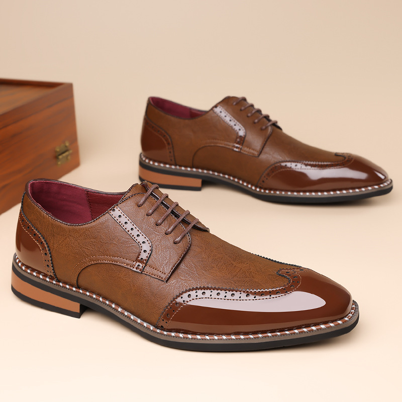 Lombardi Classic Brogue Dress Shoes