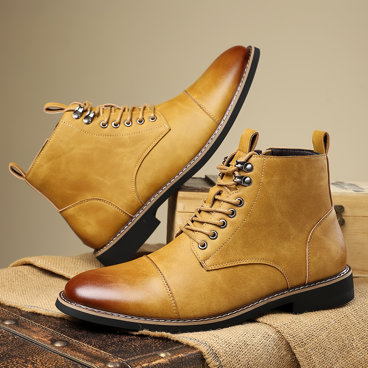 Authentic Leather Heritage Boots