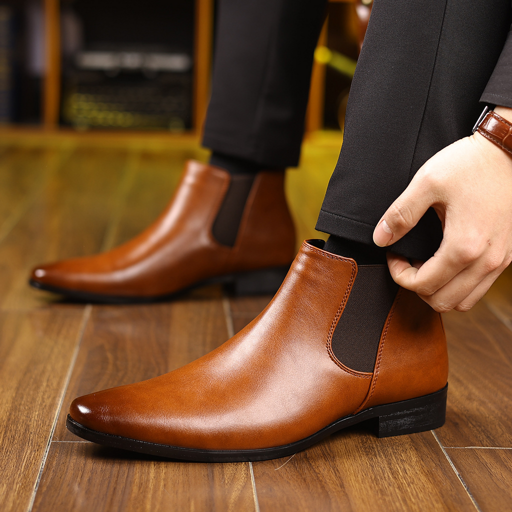 Bradford Leather Ankle Boots