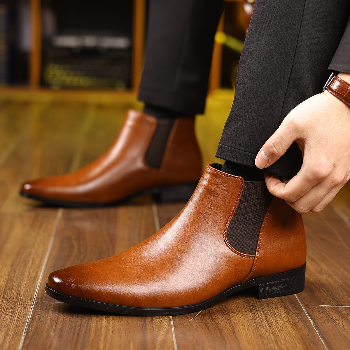 Bradford Leather Ankle Boots
