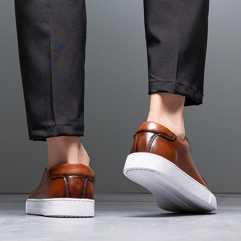 Italian Luxury Leather Sneakers