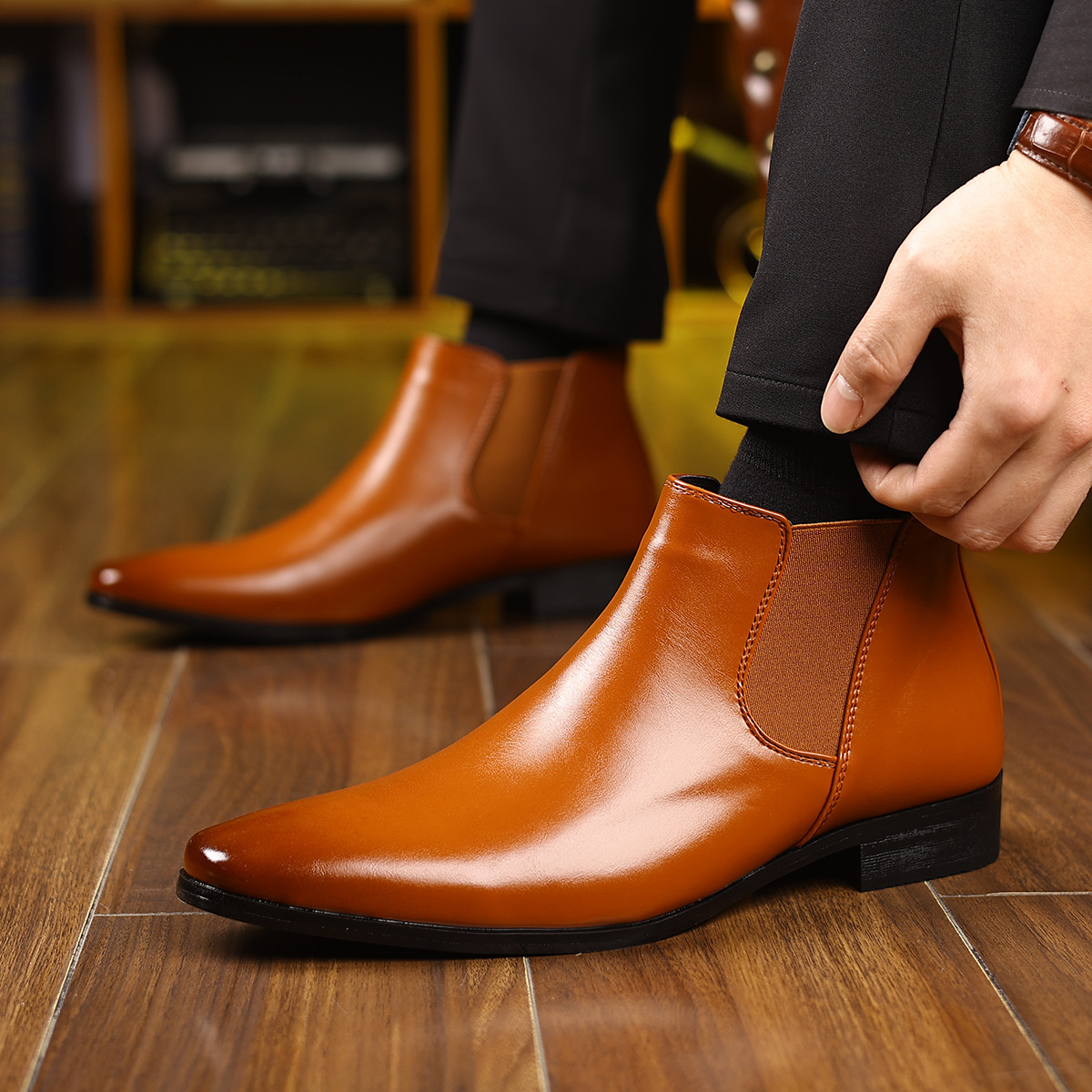 Bradford Leather Ankle Boots