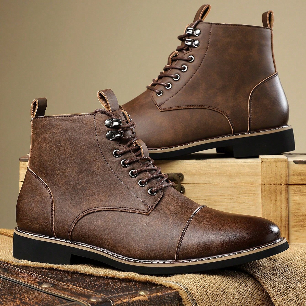 Authentic Leather Heritage Boots