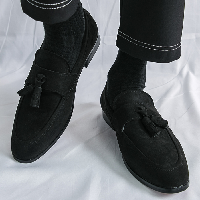 Marco Italia Suede Slip-On Loafers