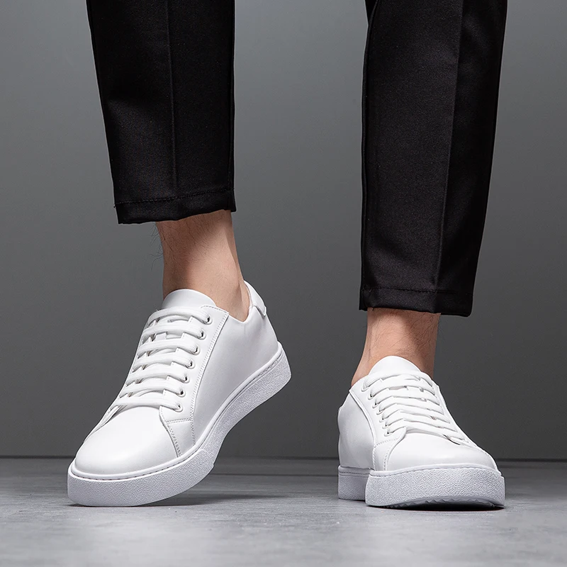 Italian Luxury Leather Sneakers
