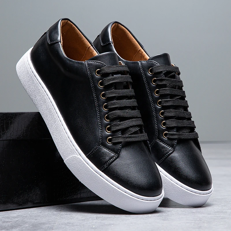 Italian Luxury Leather Sneakers